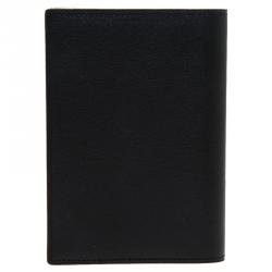 Pre Owned Cartier Black Calfskin Must de Cartier Pocket Diary 