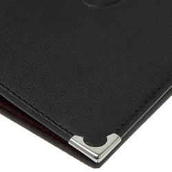 Pre Owned Cartier Black Calfskin Must de Cartier Pocket Diary 