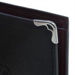 Cartier Black Leather Must De Cartier Multiple Wallet