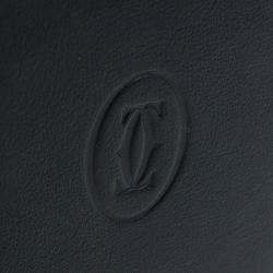 Cartier Black Leather Must De Cartier Multiple Wallet