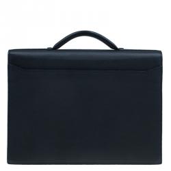 Cartier Black Leather Pasha Briefcase