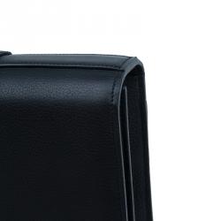 Cartier Black Leather Pasha Briefcase