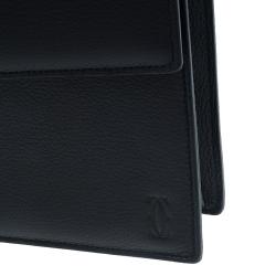 Cartier Black Leather Pasha Briefcase