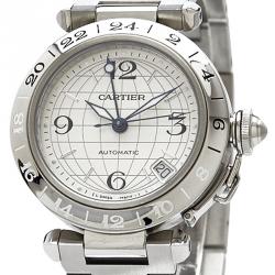 Pre Owned Cartier Pasha C GMT Meridian W31078M7 Watch