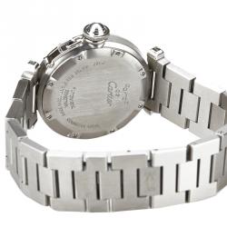 Pre Owned Cartier Pasha C GMT Meridian W31078M7 Watch