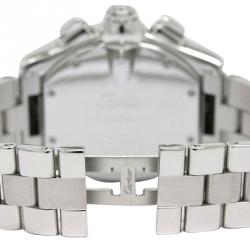 Pre Owned Cartier Silver Stainless Steel Roadster Men's Wristwatch 42MM