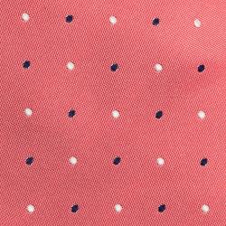 Pre Owned CH Carolina Herrera Pink Polka Dot Silk Tie