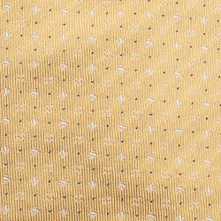 Pre Owned CH Carolina Herrera Yellow Printed Silk Tie