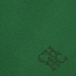 Pre Owned CH Carolina Herrera Green Silk Tie