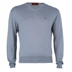 Pre Owned CH Carolina Herrera Men’s Gray Knit Pullover S