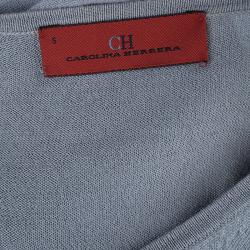Pre Owned CH Carolina Herrera Men’s Gray Knit Pullover S
