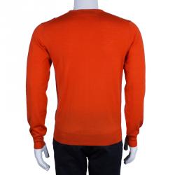 Pre Owned CH Carolina Herrera Men's Orange Sweater M