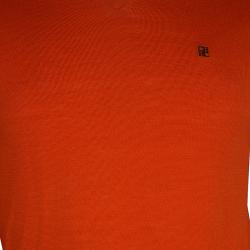 Pre Owned CH Carolina Herrera Men's Orange Sweater M