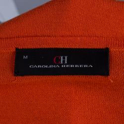 Pre Owned CH Carolina Herrera Men's Orange Sweater M