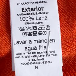 Pre Owned CH Carolina Herrera Men's Orange Sweater M