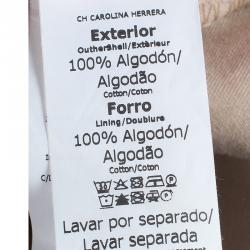 Pre Owned CH Carolina Herrera Men's Beige Trousers M