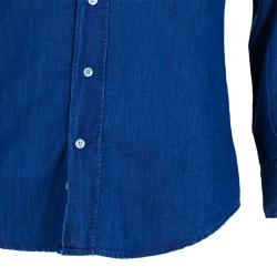 Pre Owned CH Carolina Herrera Men's Blue Denim Shirt S