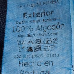 Pre Owned CH Carolina Herrera Men's Blue Denim Shirt S