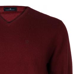 Pre Owned CH Carolina Herrera Men's Red Cashmere Pullover l