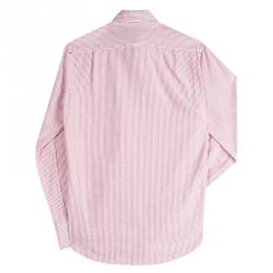 Pre Owned CH Carolina Herrera Red And White Striped Cotton Shirt S