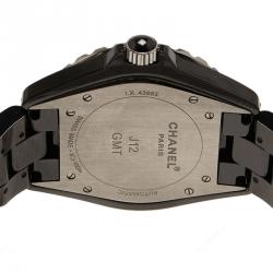 Chanel Black Ceramic J12 Men's Wristwatch