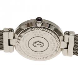 Pre Owned Phillipe Charriol Black Stainless Steel Alexandre Men's Wristwatch 36MM