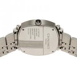 Pre Owned Chaumet Pink Stainless Steel Dandy Men's Wristwatch 35MM