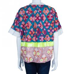 Pre Owned Chloe Sequin Crochet Embellished Reversible Bolero M