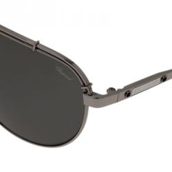 Chopard Grey and Black SCHA12M Aviators