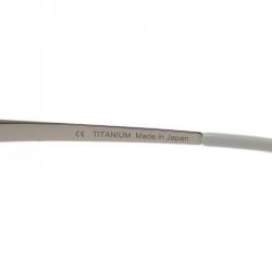 Chopard Silver and White SCHA02 Aviators