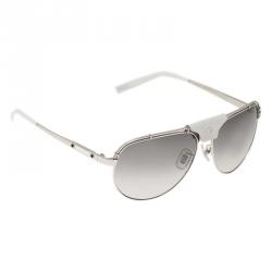 Chopard Silver and White SCHA12 Aviators