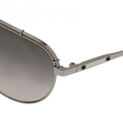 Chopard Silver and White SCHA12 Aviators