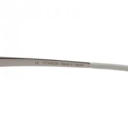 Chopard Silver and White SCHA12 Aviators