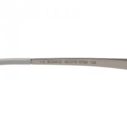 Chopard Silver and White SCHA12 Aviators