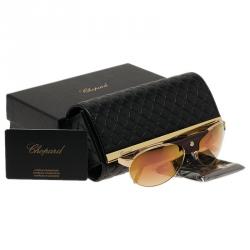 Chopard Brown and Gold SCH974 Aviators