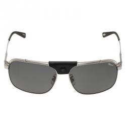Chopard Silver and Black SCHA02M Aviators