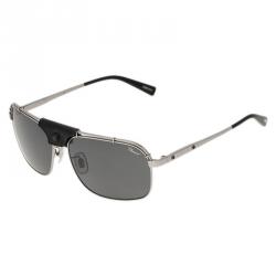 Chopard Silver and Black SCHA02M Aviators