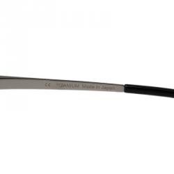 Chopard Silver and Black SCHA02M Aviators