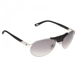 Chopard Black and Silver SCH931 Polarized Aviators