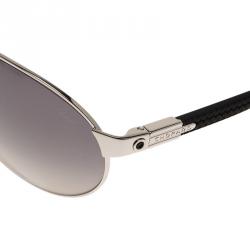 Chopard Black and Silver SCH931 Polarized Aviators