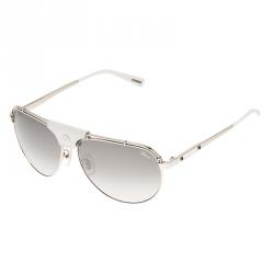 Chopard Silver and White SCHA12 Aviators