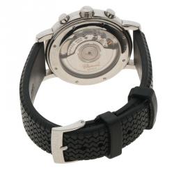 Chopard Silver Stainless Steel Mille Miglia 8331 Chronograph Men's Wristwatch 39MM