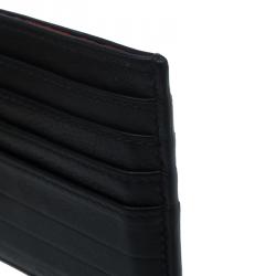 Pre Owned Dior Homme Two Tone Leather Card Holder