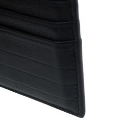 Pre Owned Dior Homme Two Tone Leather Card Holder