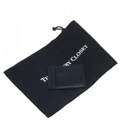 Pre Owned Dior Homme Two Tone Leather Card Holder