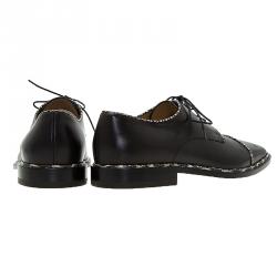 Christian Louboutin Black Python Trim Derby Size 42