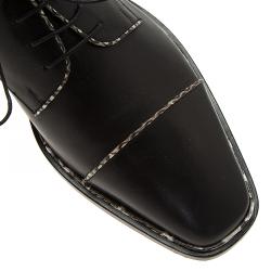 Christian Louboutin Black Python Trim Derby Size 42