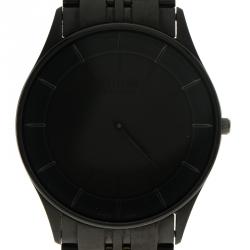 Citizen Black Stainless Steel Eco Drive Stiletto Men's Wristwatch 36mm