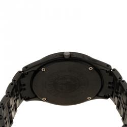 Citizen Black Stainless Steel Eco Drive Stiletto Men's Wristwatch 36mm