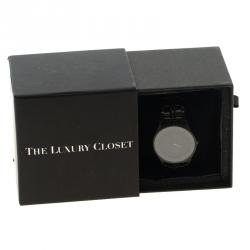 Citizen Black Stainless Steel Eco Drive Stiletto Men's Wristwatch 36mm